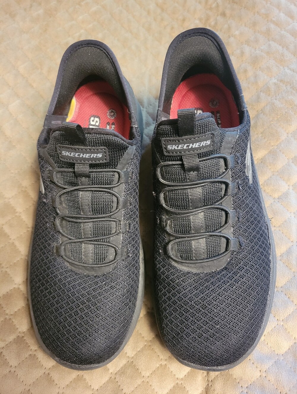 Skechers work slip ins slip resistant black womens shoe size 6.5
